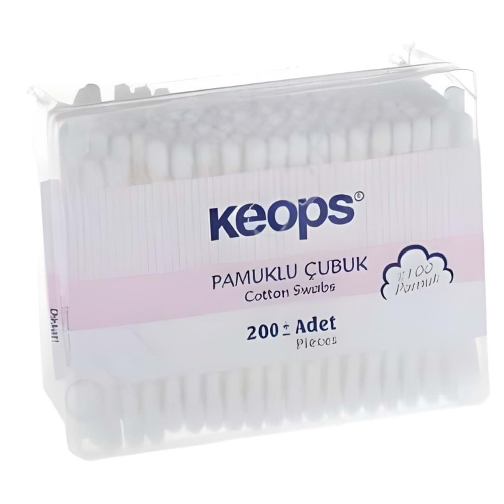 KEOPS 200 LÜ PAMUKLU KULAK ÇUBUĞU