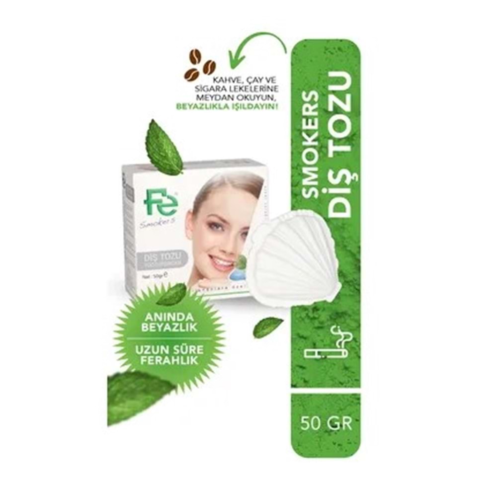 FE DİŞ TOZU SMOKERS NANELİ 50 GR