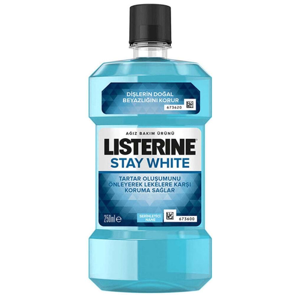 LİSTERINE TOTAL CARE STAY WHİTE AGIZ BAKIM SUYU 250 ML