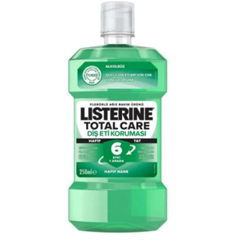 LİSTERINE TOTAL CARE DİŞ ETİ KORUMASI AGIZ BAKIM SUYU 250 ML