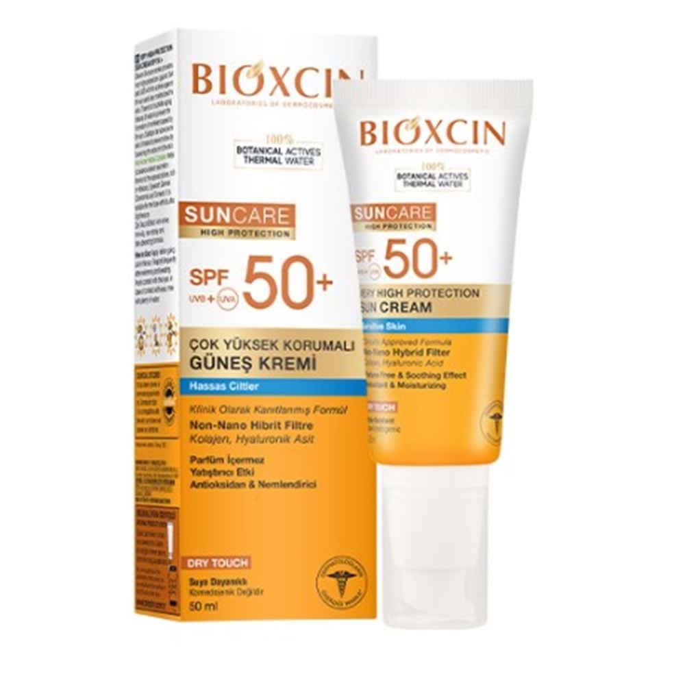 BİOXCİN SUNCARE GÜNEŞ KREMİ HASSAS SPF 50+ 50 ML