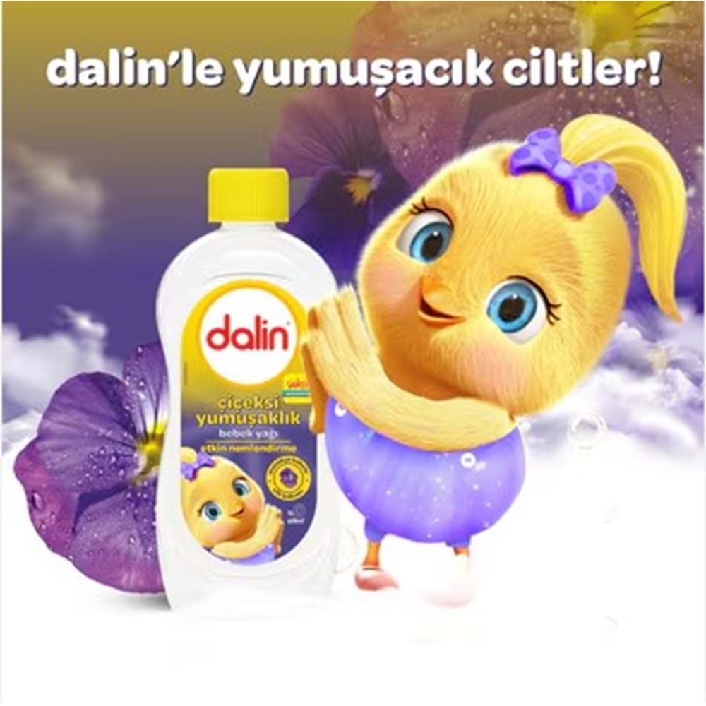 DALİN BEBEK YAĞI 300 ML ÇİÇEKSİ YUMUŞAKLIK