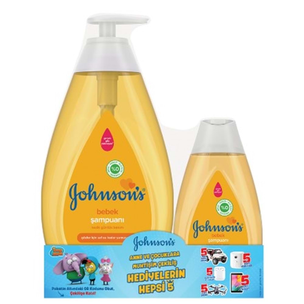 JOHNSON'S BABY ŞAMPUAN 750 ML + 200 ML ŞAMPUAN HEDİYELİ