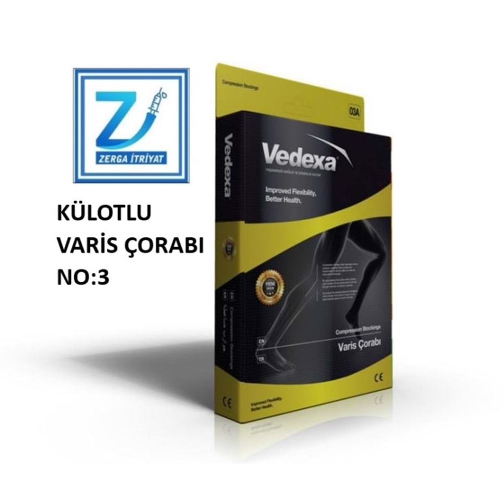 VEDEXA VARİS ÇORABI KÜLOTLU NO:3