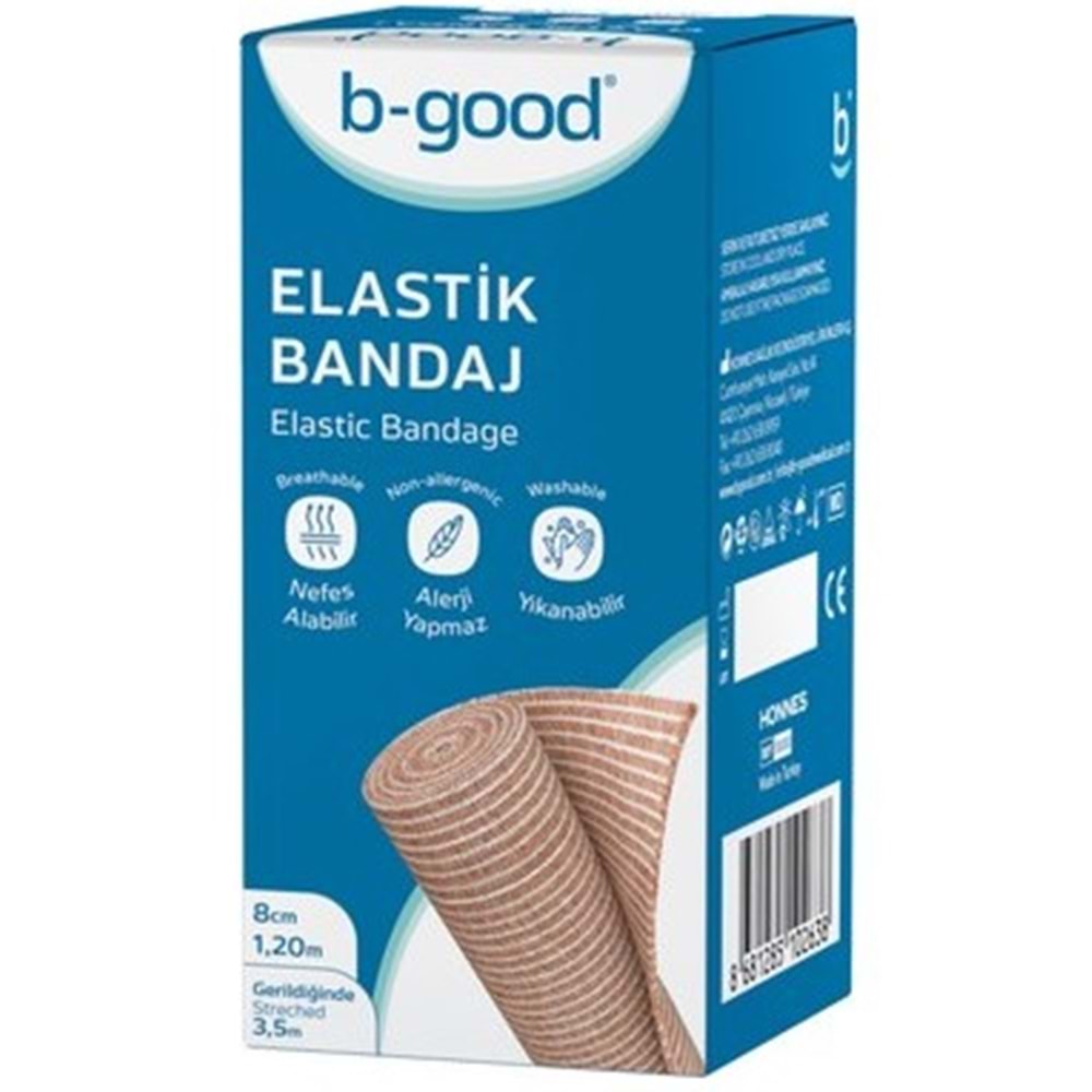 B-GOOD ELASTİK BANDAJ 8 CM X 3,5 M