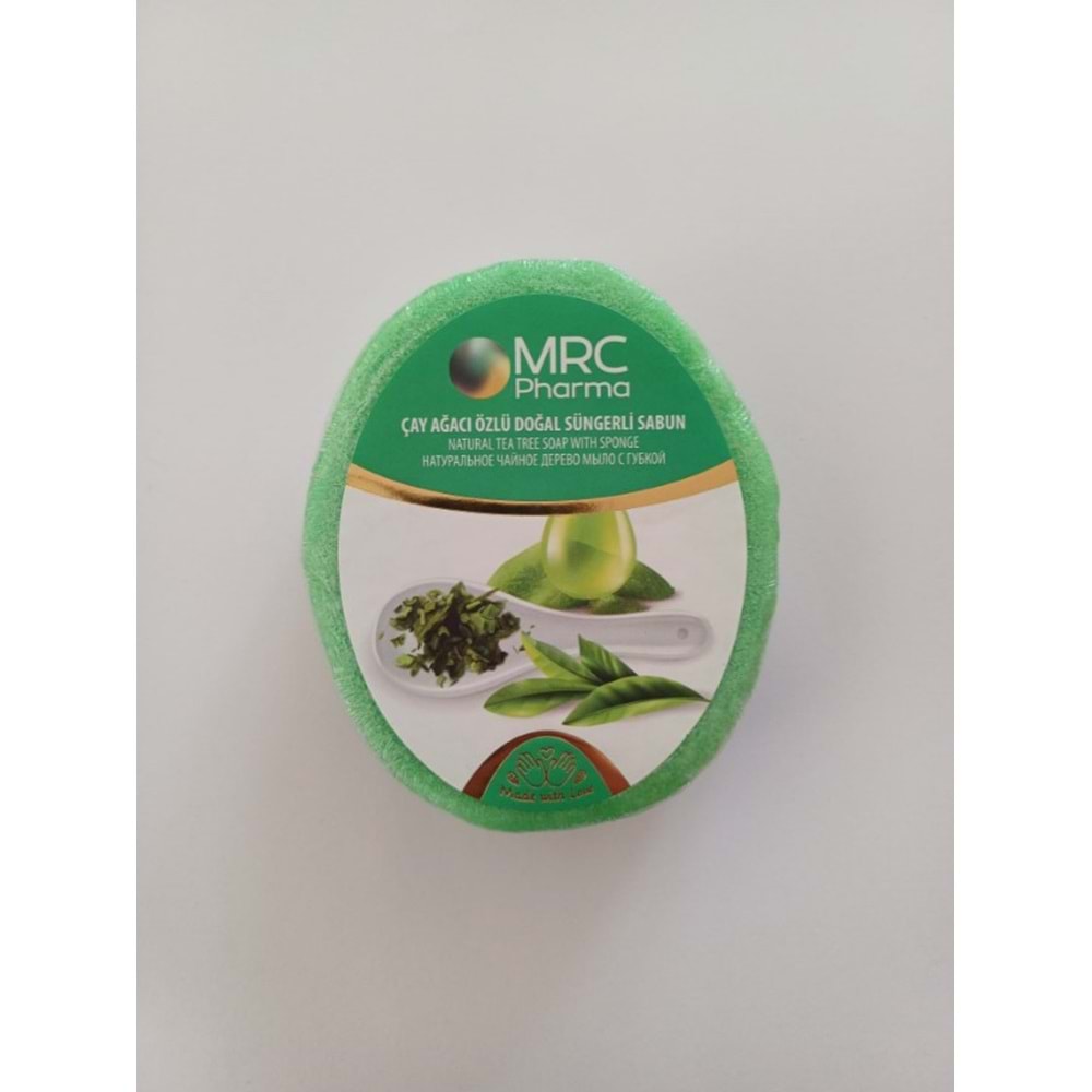 MRC ÇAY AĞACI ÖZLÜ DOĞAL SÜNGERLİ SABUN 135 GR