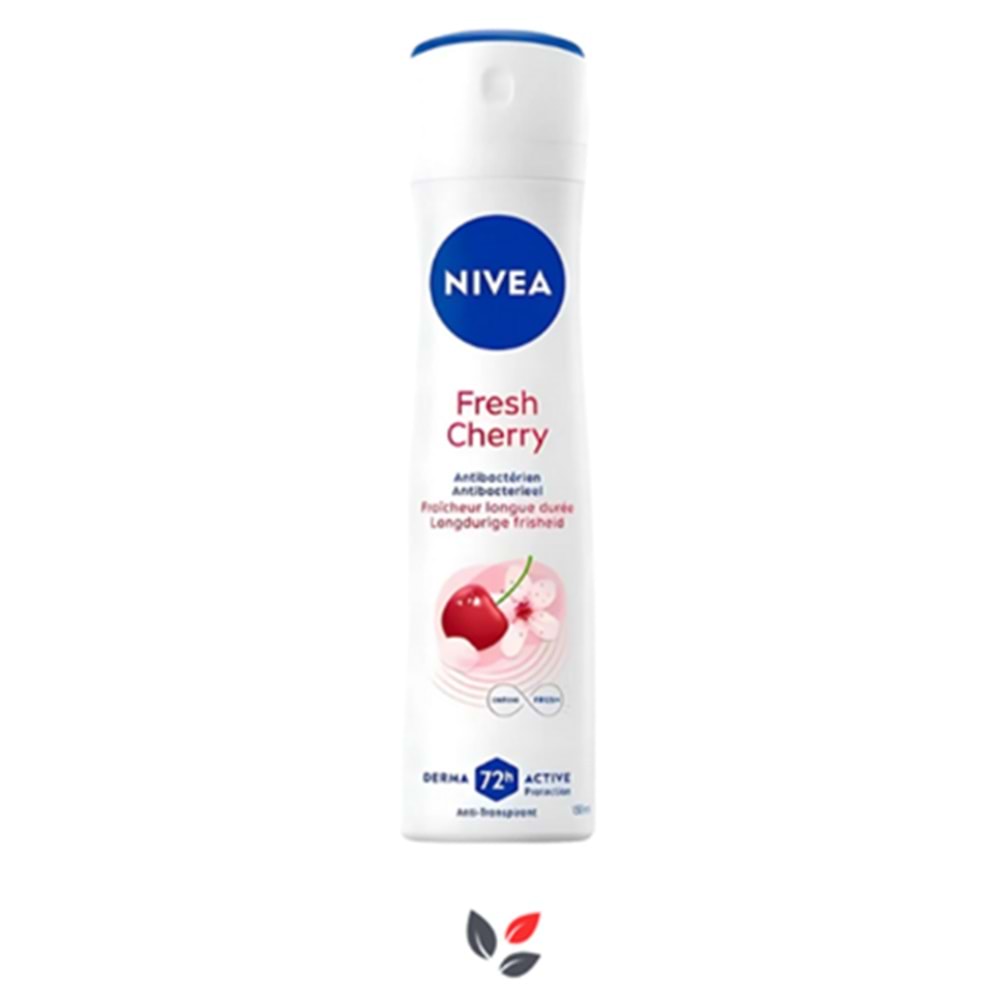 NİVEA DEODORANT FRESH CHERRY 150 ML ( SPREY )