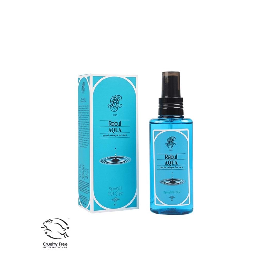 REBUL AQUA (DENİZ KOKUSU) KOLONYA SPREYLİ PET ŞİŞE 125 ML