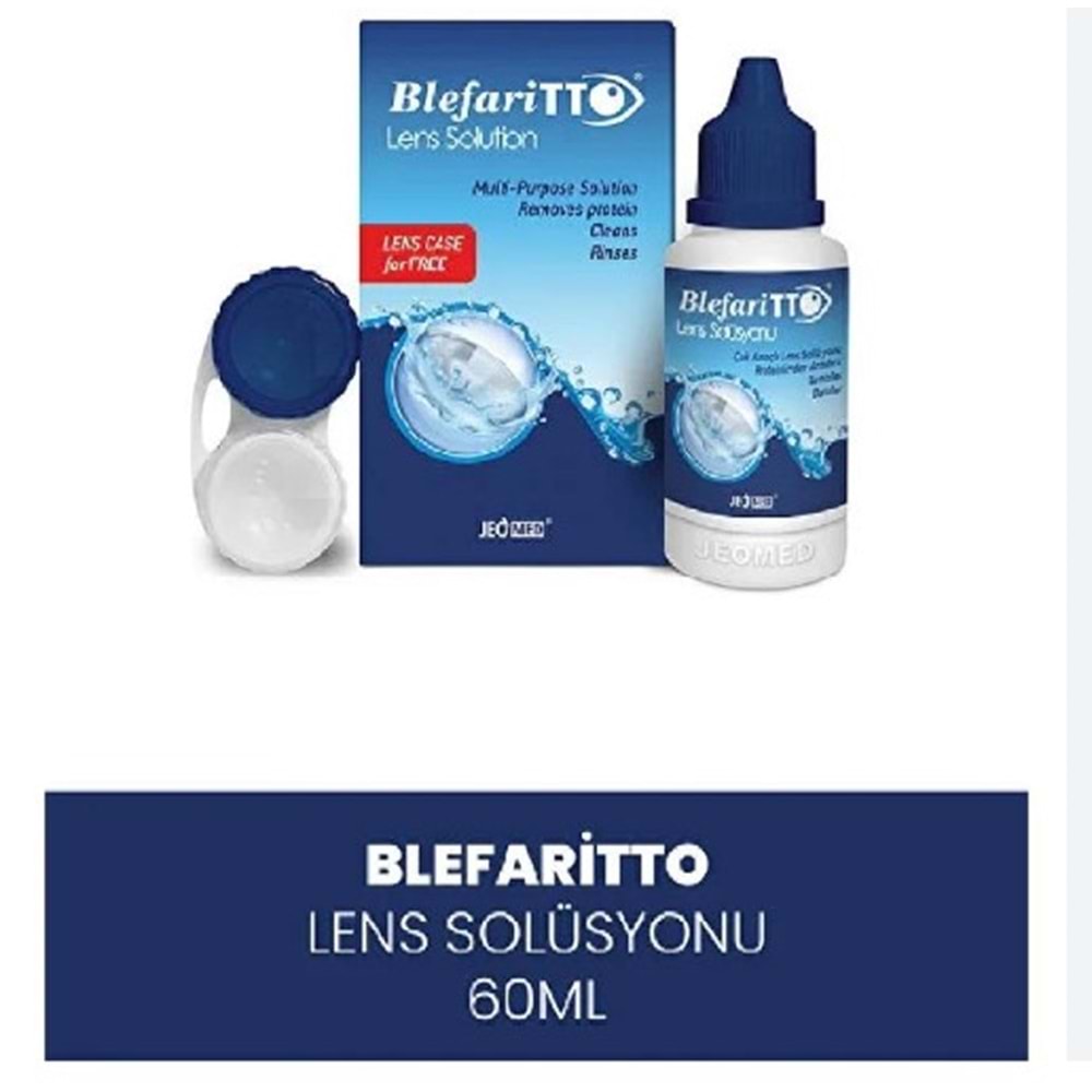 BLEFARİTTO LENS SOLÜSYONU (LENS KABI HEDİYELİ) 60 ML.
