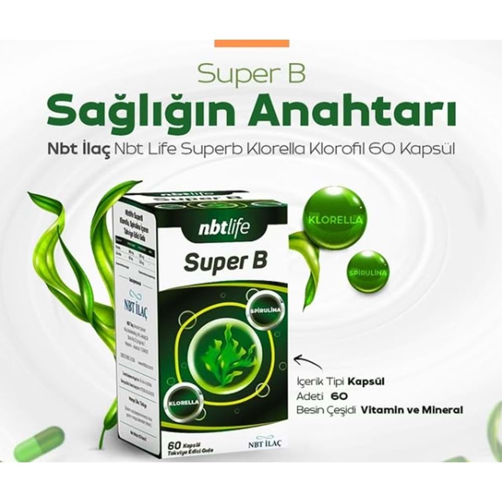 NBT LİFE SUPER B 60 KAPSÜL
