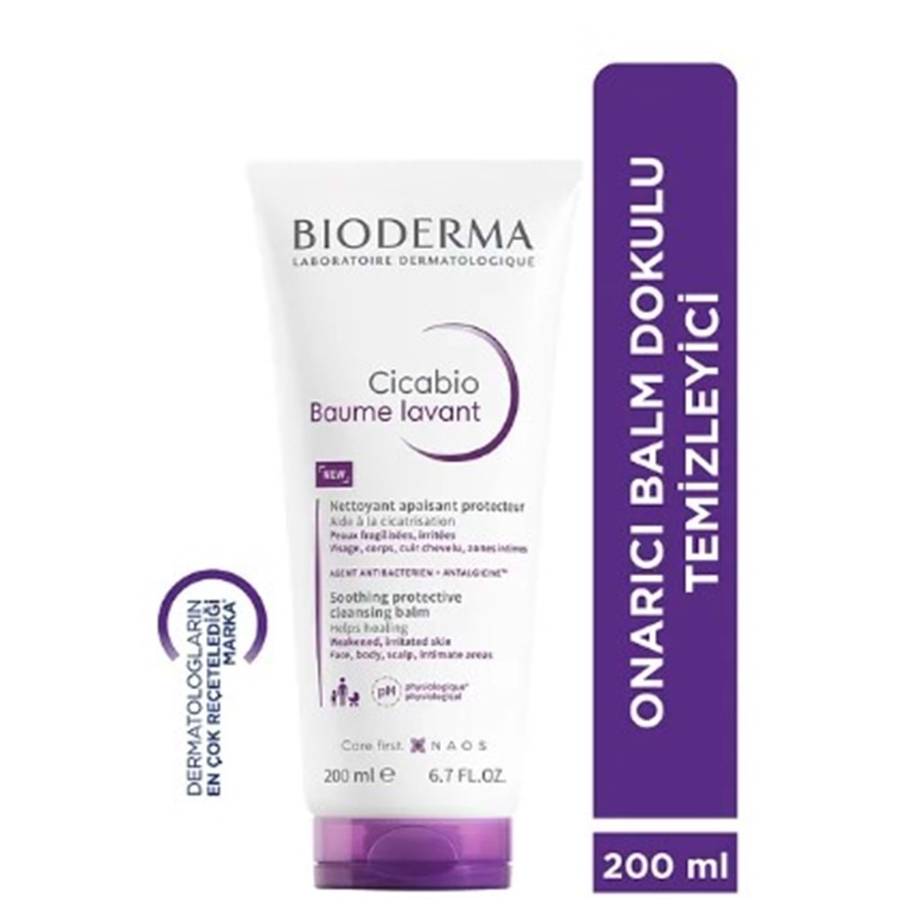 BİODERMA CİCABİO BAUME LAVANT ONARICI TEMİZLEME BALMI 200 ML