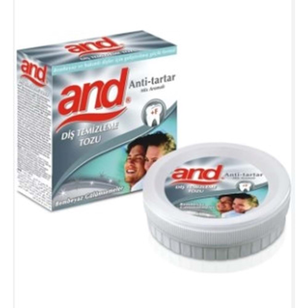 AND DİŞ PARLATMA TOZU ANTİ-TARTAR 40 GR