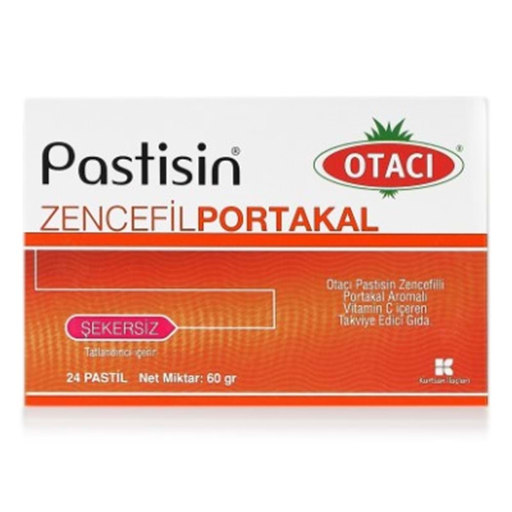 OTACI PASTİSİN ZENCEFİL PORTAKAL 24 ADET