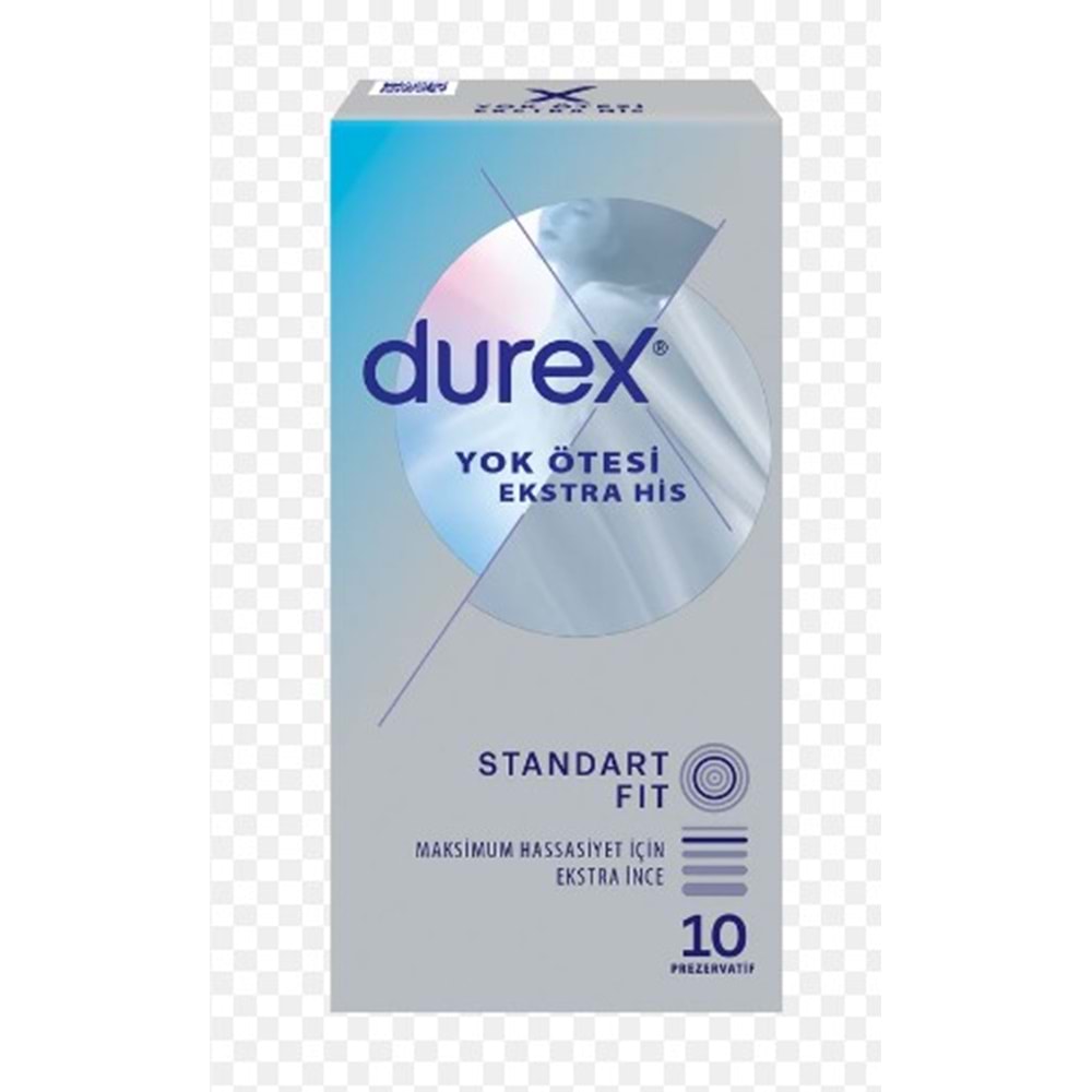DUREX YOK ÖTESİ EKSTRA İNCE EKSTRA HİS PREZERVATİF 10'LU
