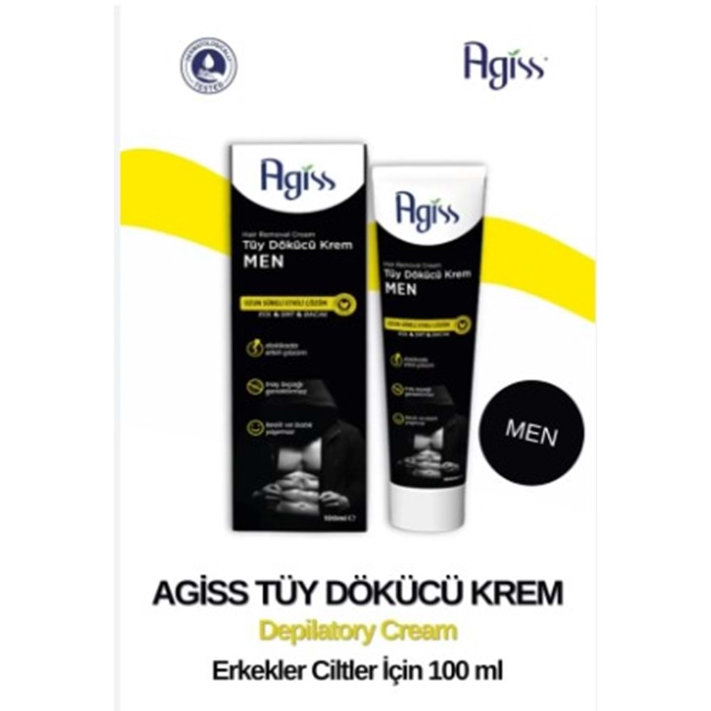 AGİSS TÜY DÖKÜCÜ KREM ERKEKLER İÇİN 100 ML
