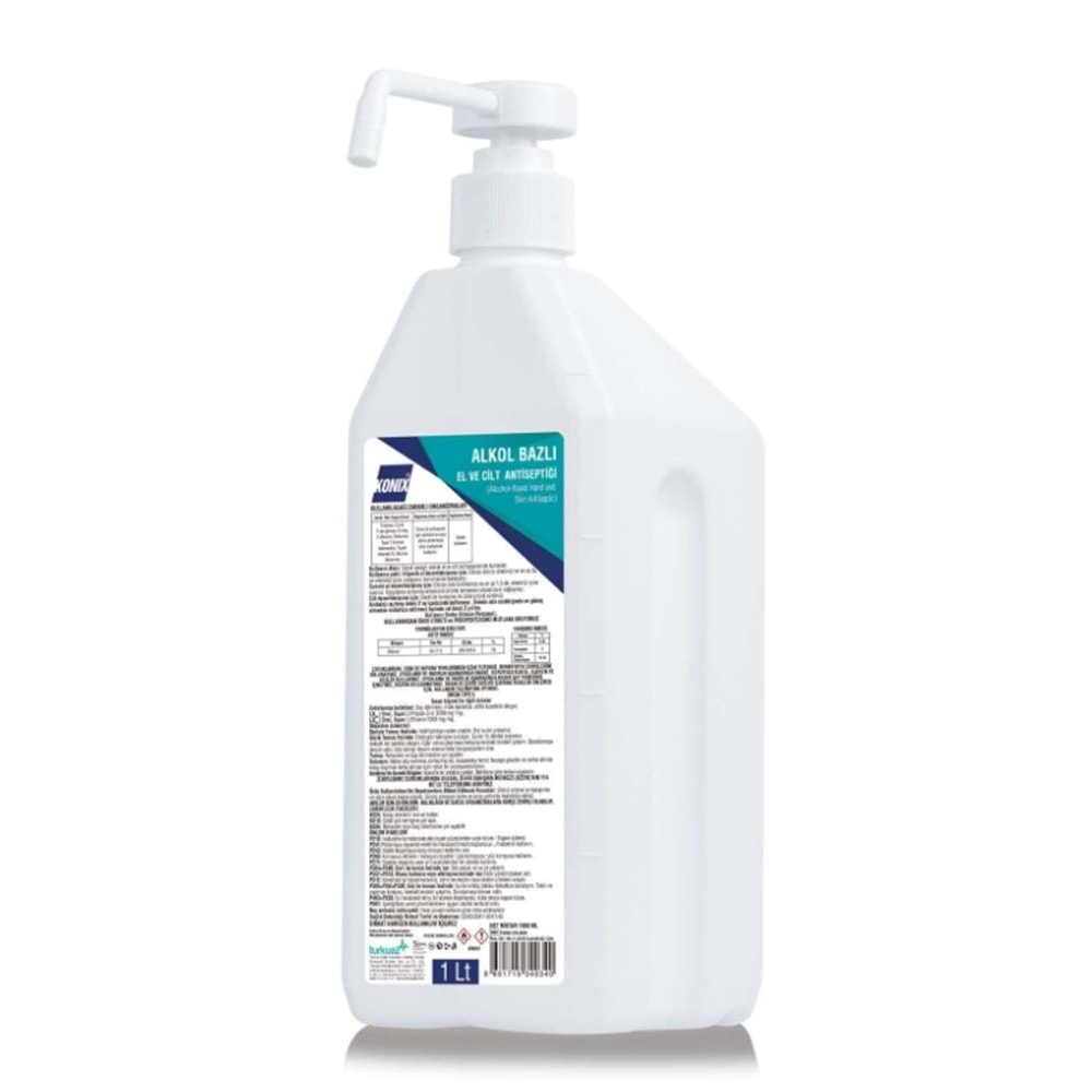 KONİX EL VE CİLT DEZENFEKTAN (ANTİSEPTİK) 1000 ML