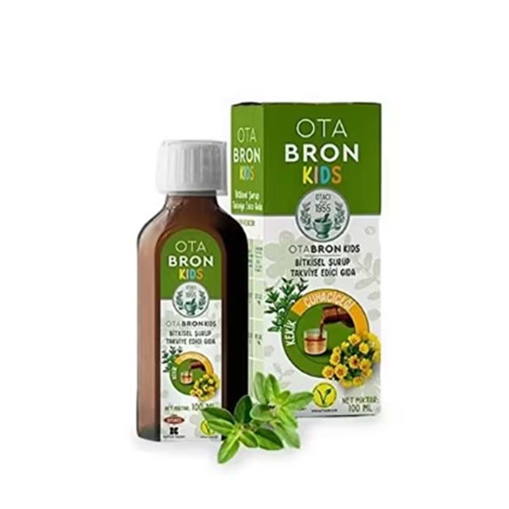 OTABRON KİDS 100 ML KEKİK VE ÇUHA ÇİÇEĞİ ÖZLÜ BİTKİSEL ÖKSÜRÜK ŞURUBU