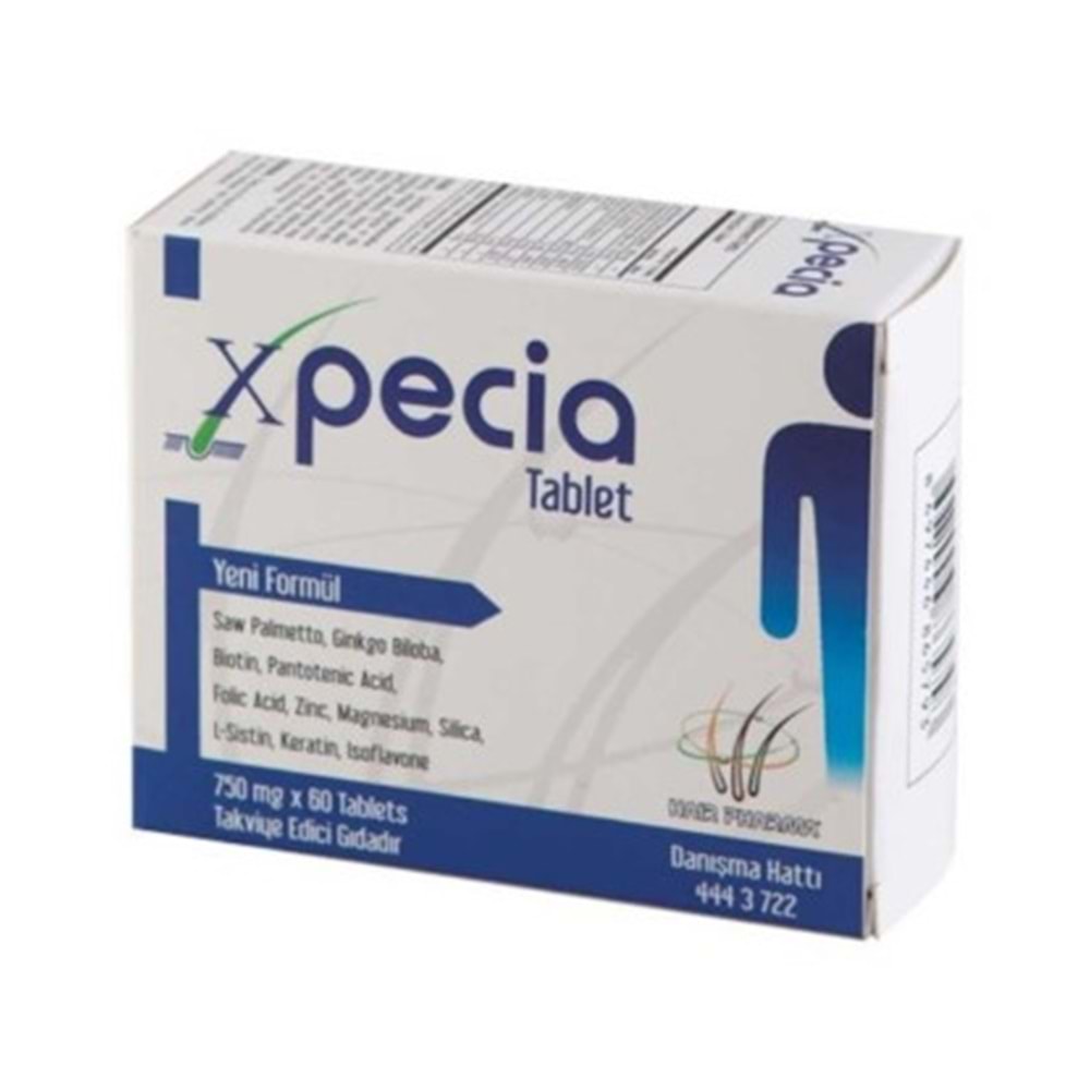 XPECİA ERKEK 750 MG 60 TABLET