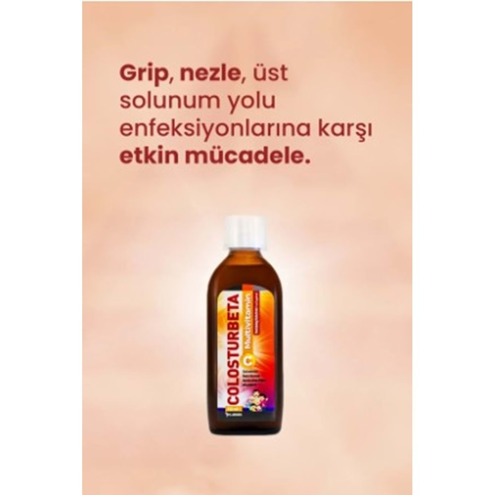 COLOSTURBETA KOLOSTRUM İÇEREN MULTİVİTAMİN 150 ML KIŞ ŞURUBU