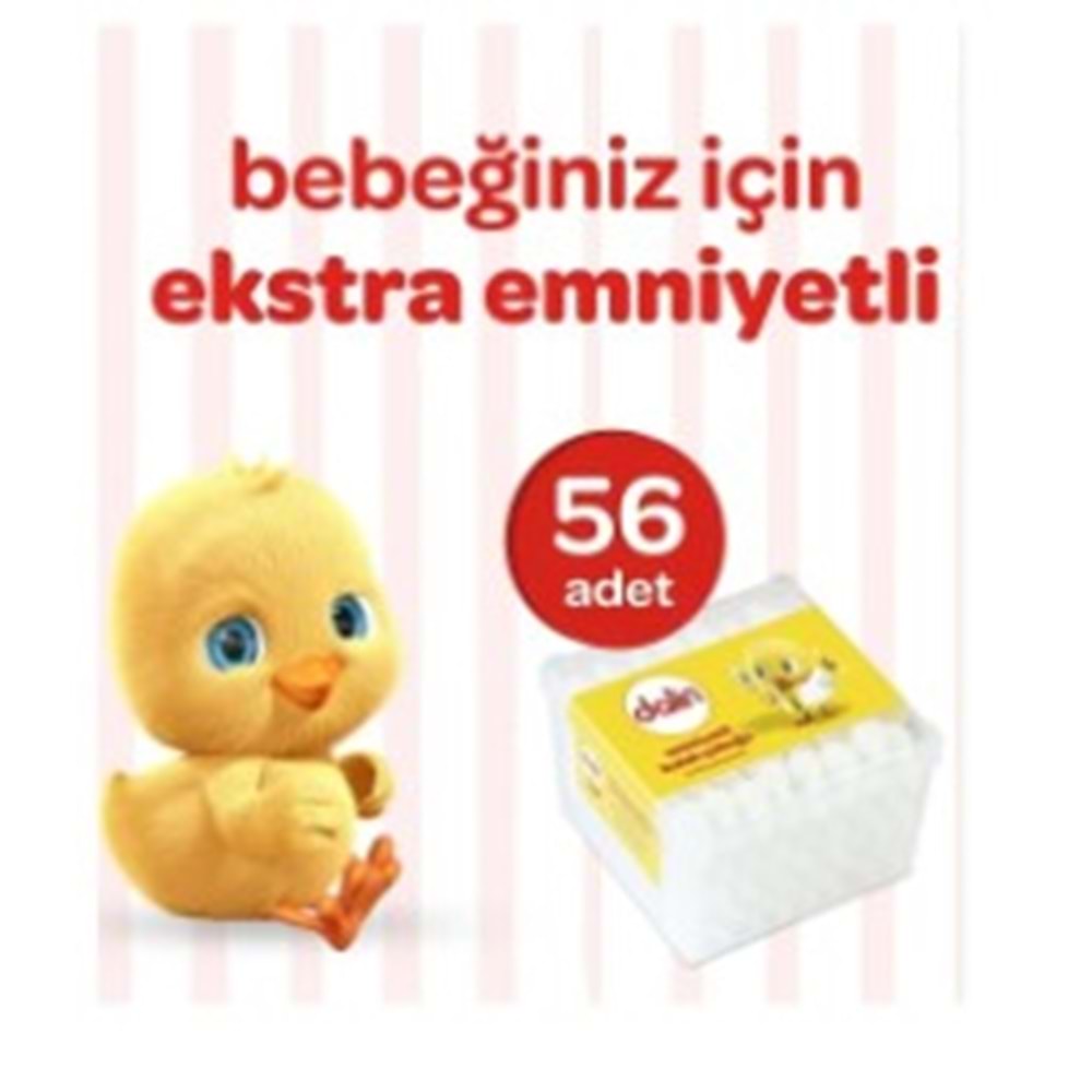 DALİN KULAK TEMİZLEME ÇUBUĞU 56'LI