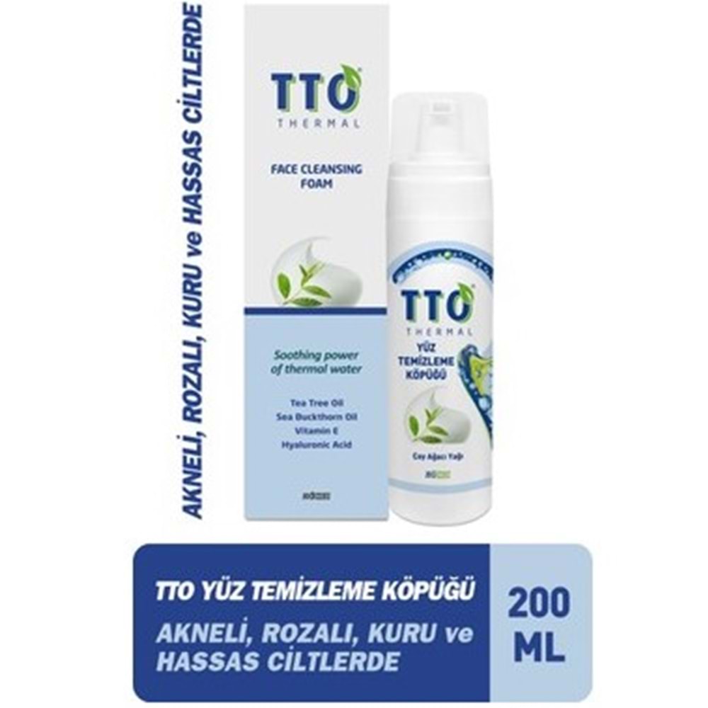 TTO YÜZ TEMİZLEME KÖPÜĞÜ 200 ML