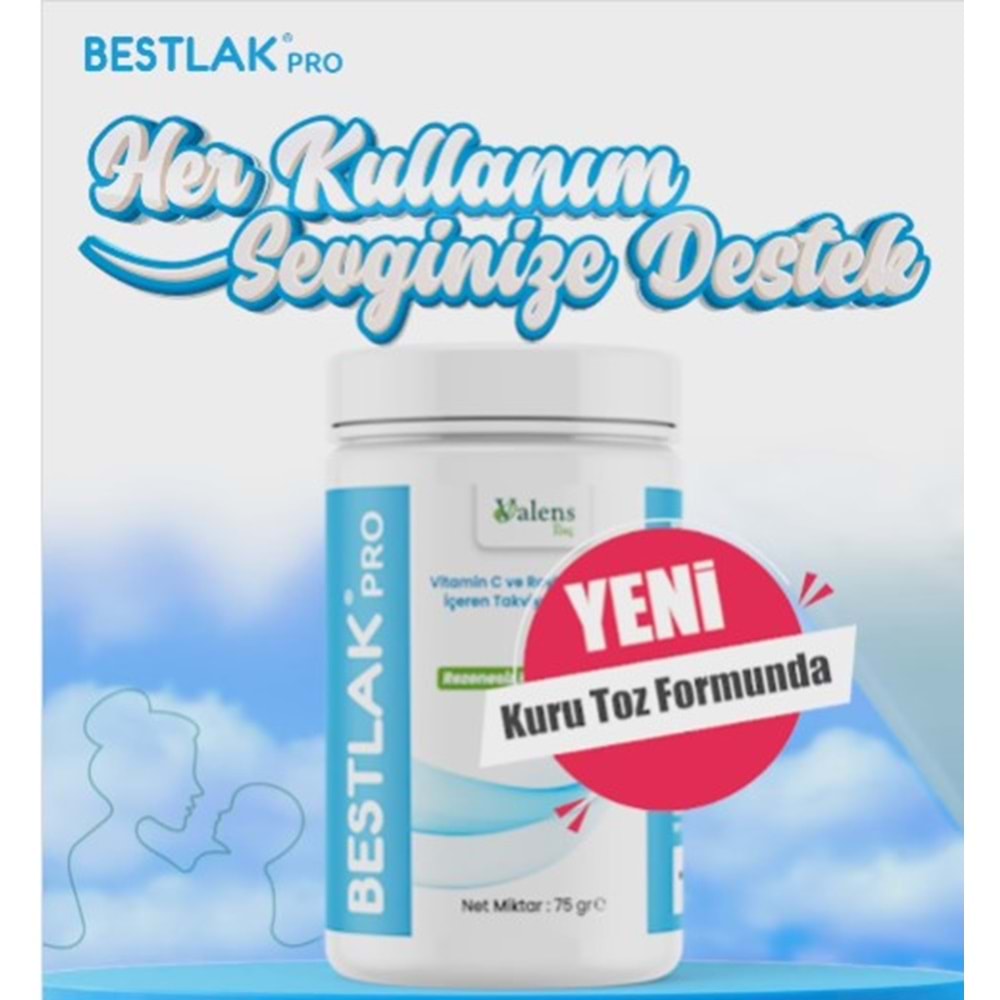 BESTLAK PRO 75 GR REZENESİZ KURU TOZ FORM ANNE SÜTÜ ARTIRICI