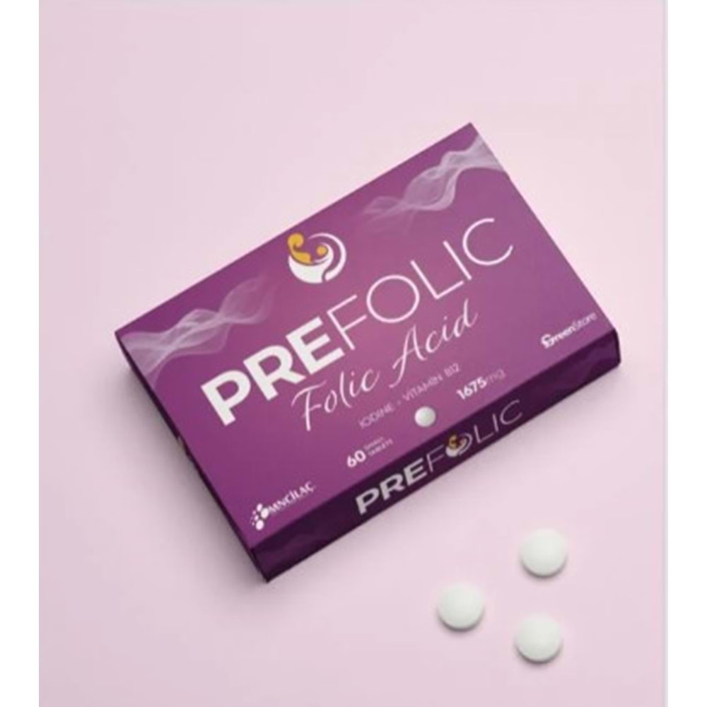 PREFOLİC 75 MG 60 TABLET