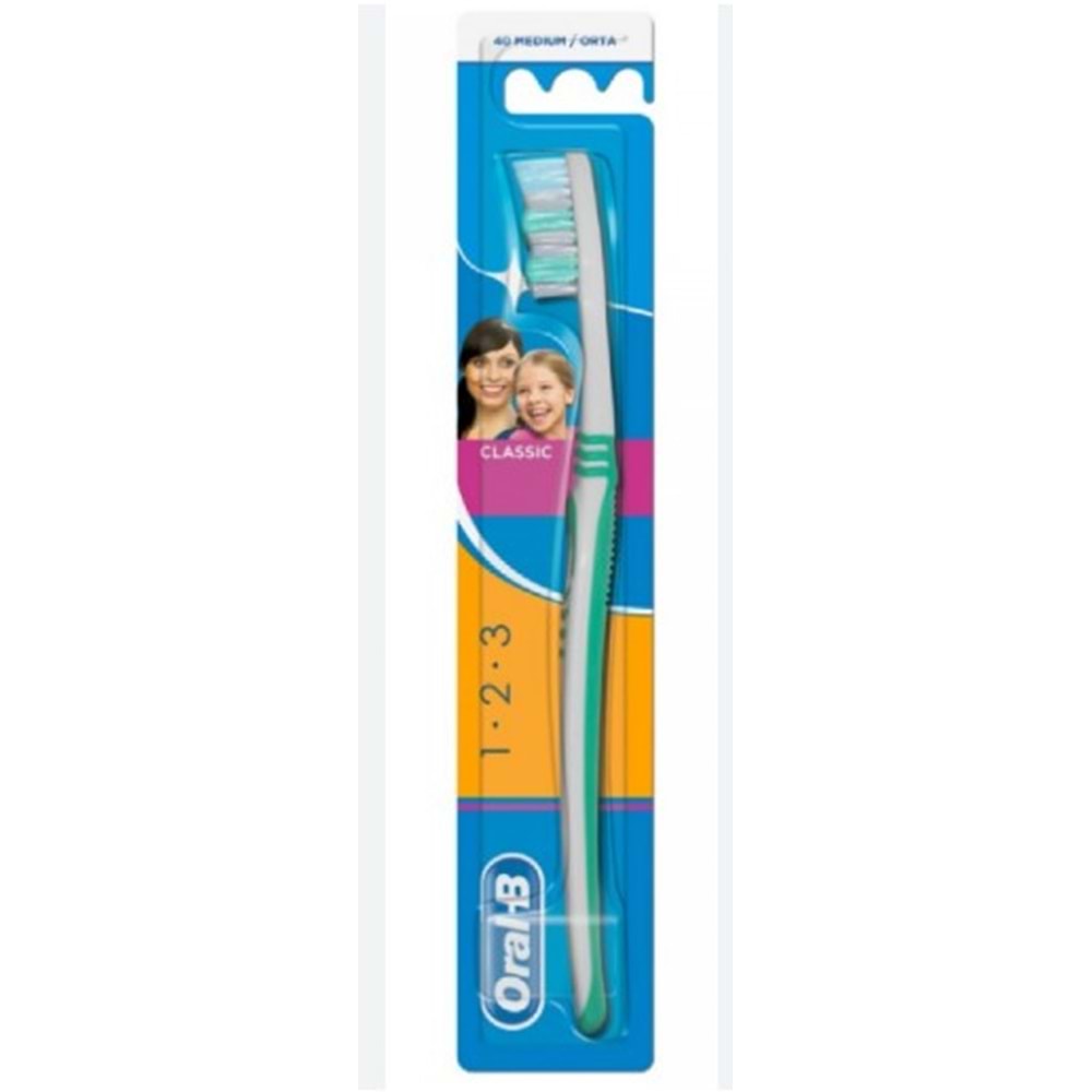 ORAL-B DİŞ FIRÇASI CLASSİC MEDİUM 1-2-3