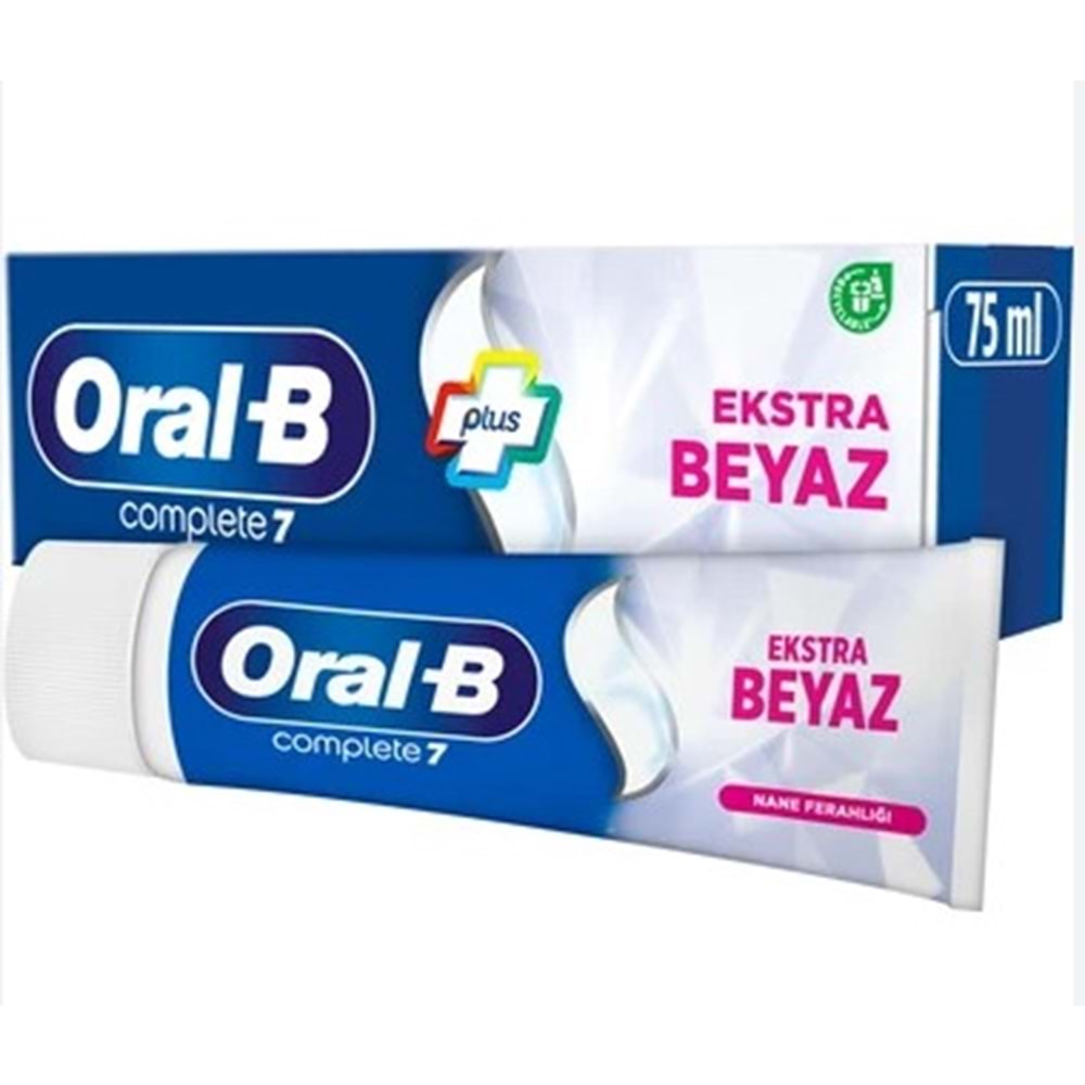 ORAL-B COMPLETE 7 EKSTRA BEYAZ DİŞ MACUNU 75 ML