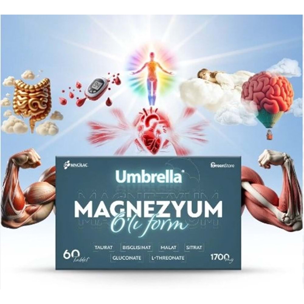 UMBRELLA MAGNEZYUM 6'LI FORM