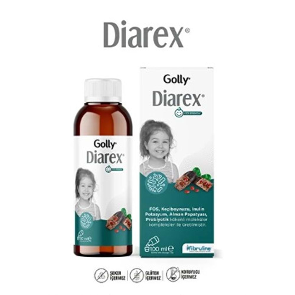 GOLLY DİAREX FOS KEÇİBOYNUZU İNÜLİN PROBİYOTİK 100 ML