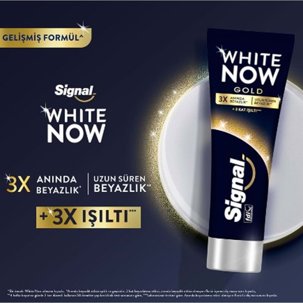 SİGNAL WHİTE NOW GOLD DİŞ MACUNU 75 ML