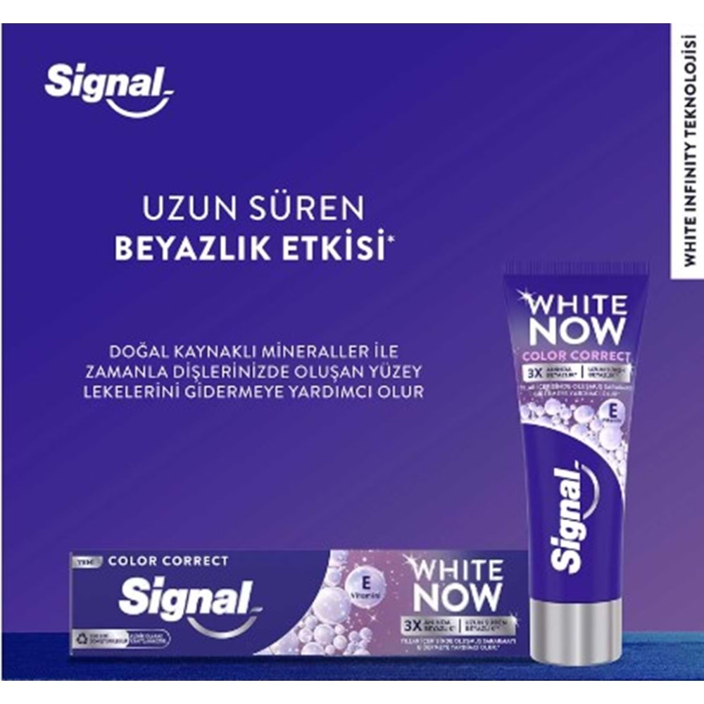 SİGNAL WHITENOW COLOR CORRECT DİŞ MACUNU 75 ML