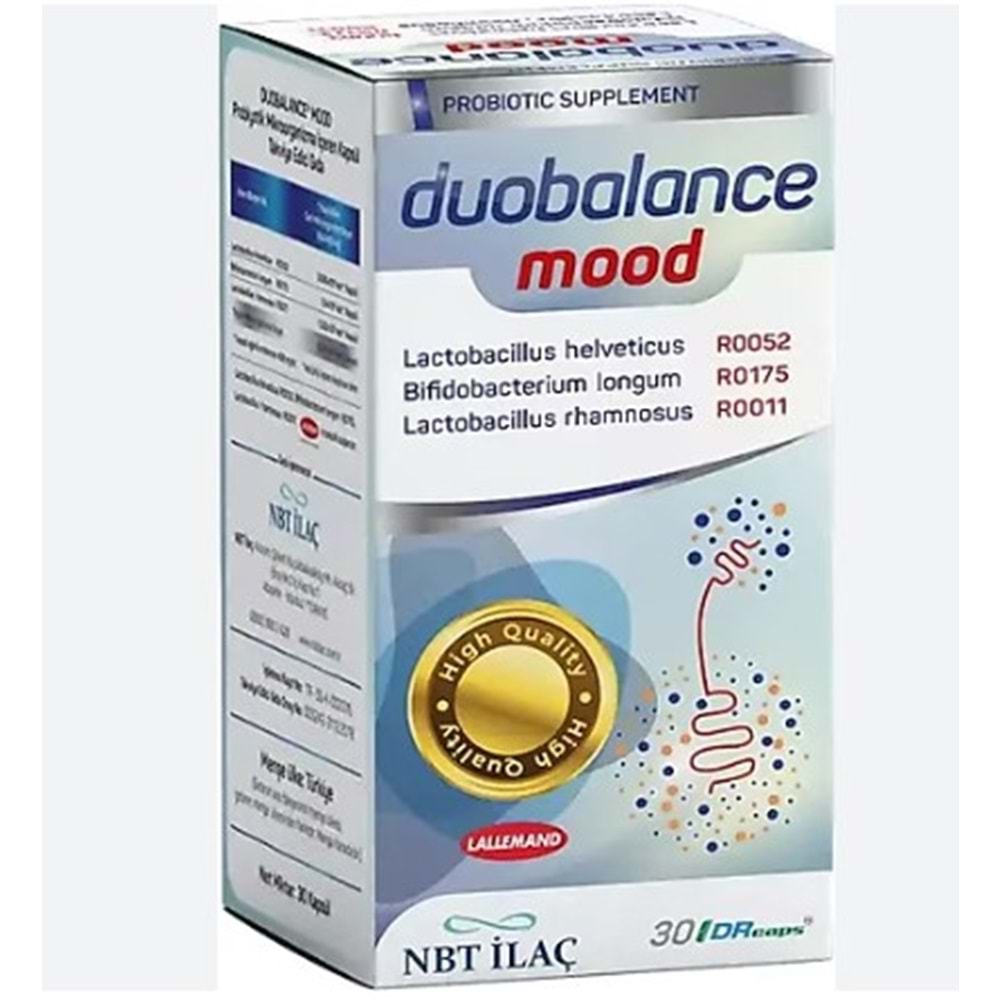 NBT DUOBALANCE MOOD PROBİYOTİK 30 KAPSÜL