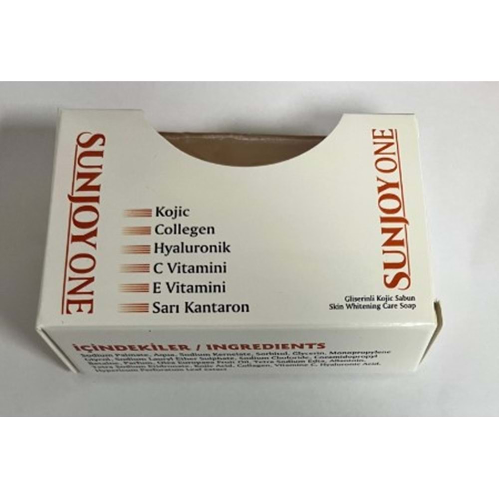 SUNJOY SABUN KOJİC 100 GR COLLEGEN C&E VİTAMİNİ SARI KANTARON
