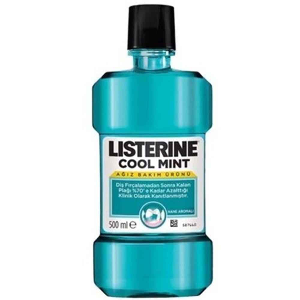 LİSTERİNE COOL MİNT 500 ML KOYU MAVİ