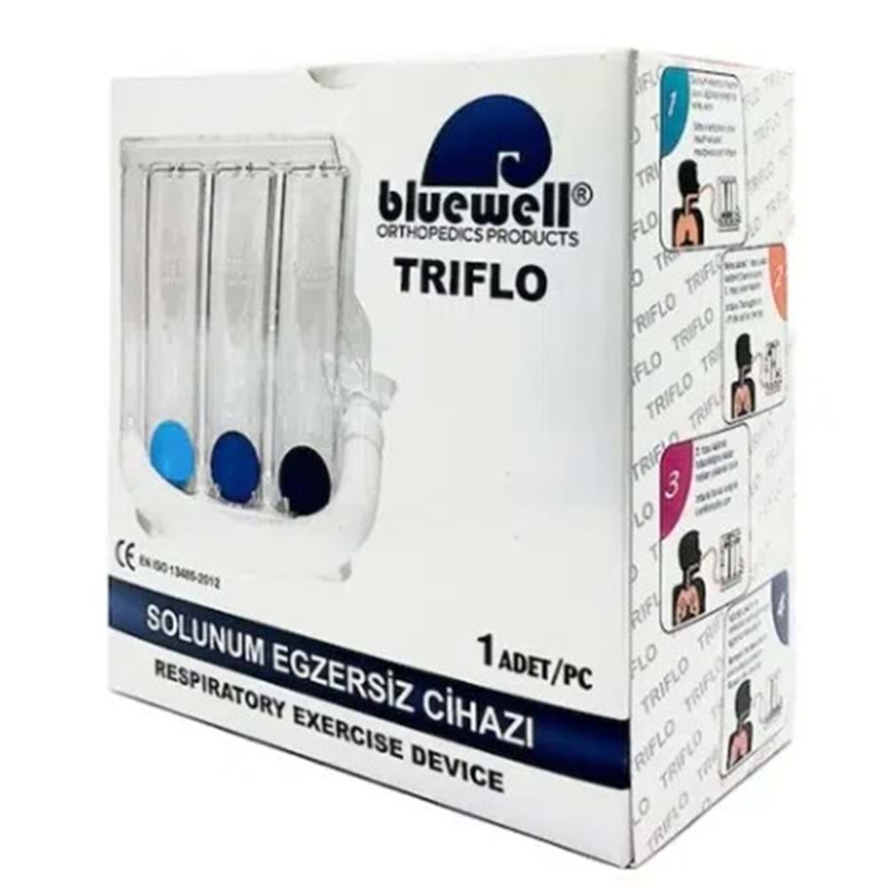 BLUEWELL TRİFLO SOLUNUM EGZERSİZ CİHAZI
