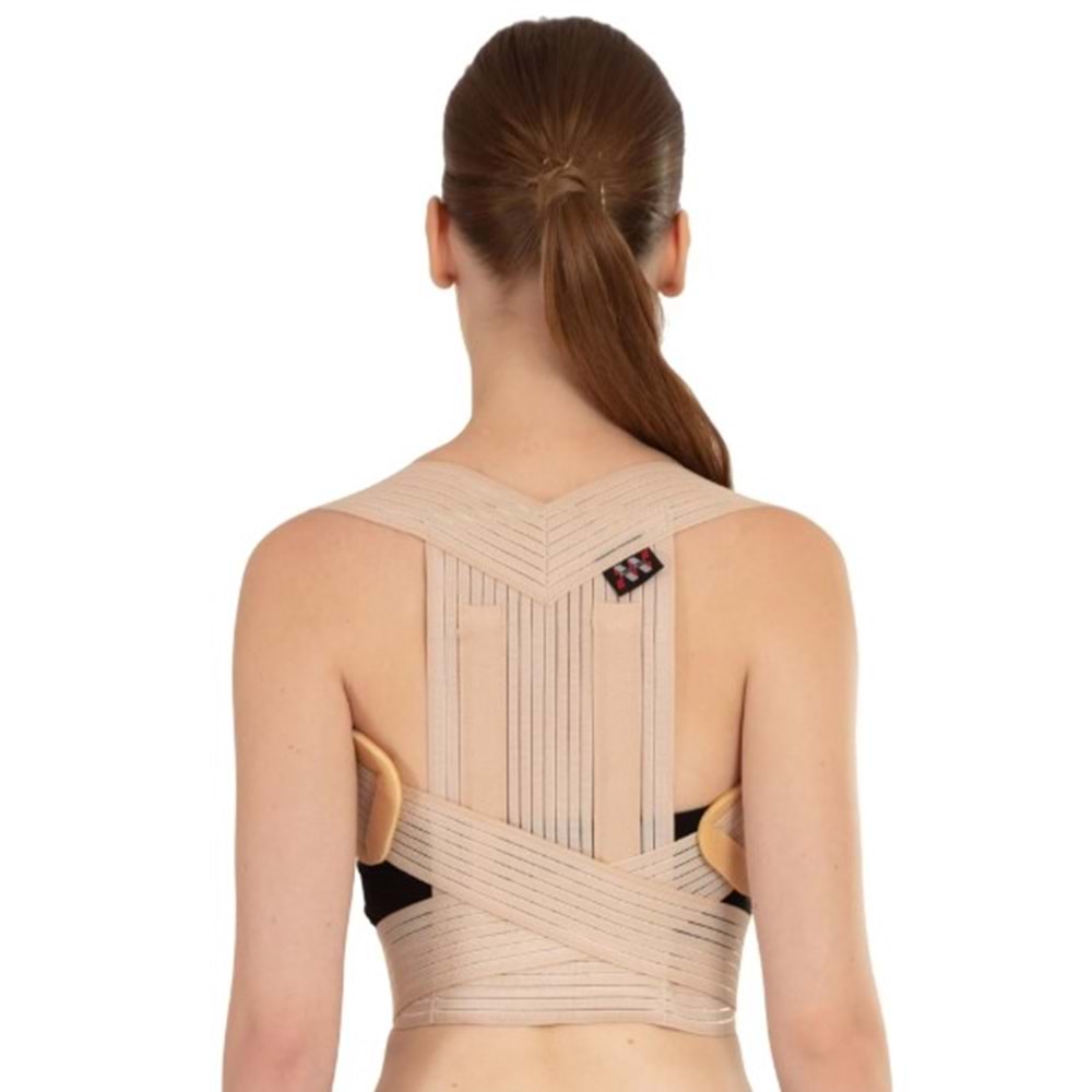 BLUEWELL BEDENSİZ DİK DURUŞ KORSESİ BALENLİ POSTUREX BANDAJI