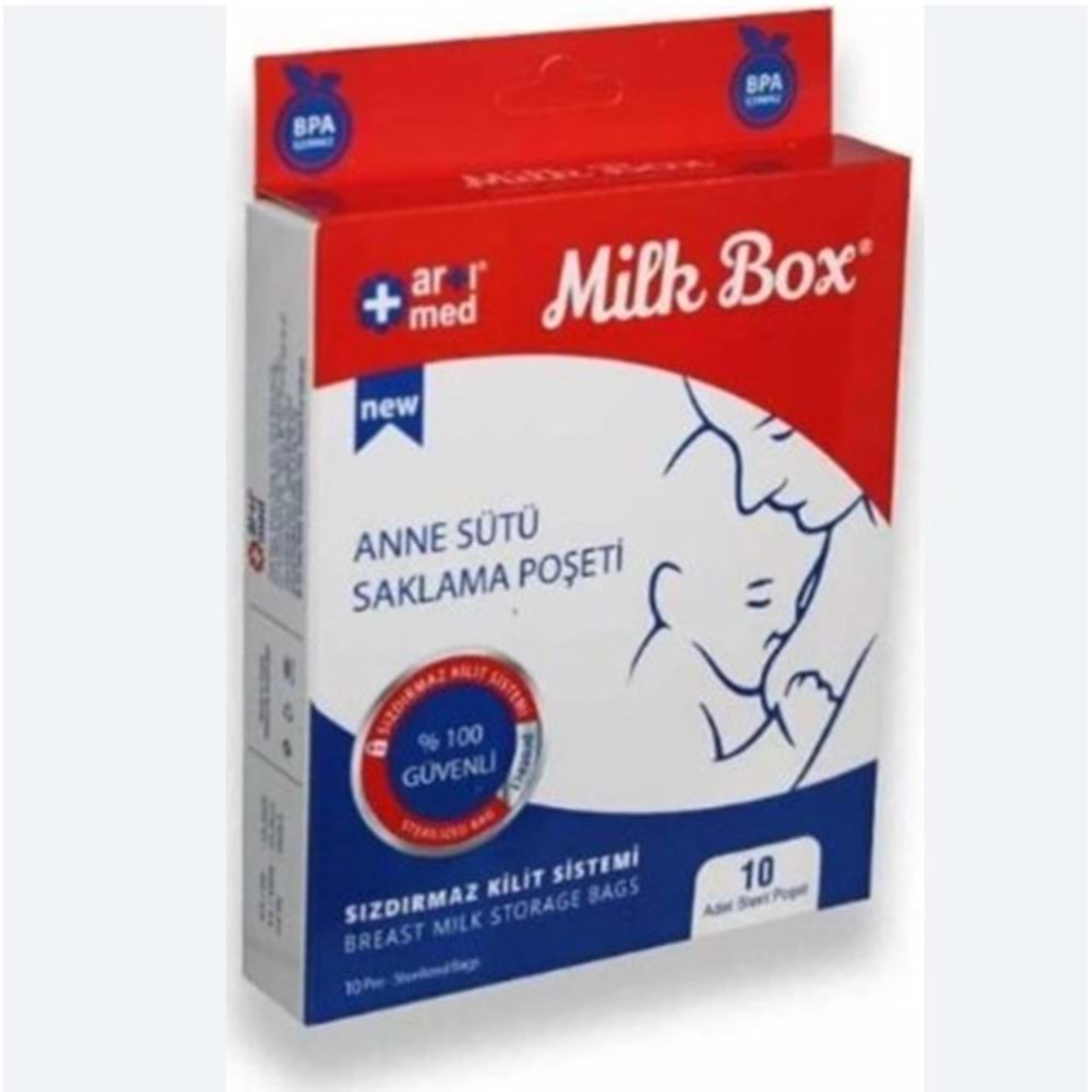 ARTIMED SÜT SAKLAMA POŞETİ 10'LU