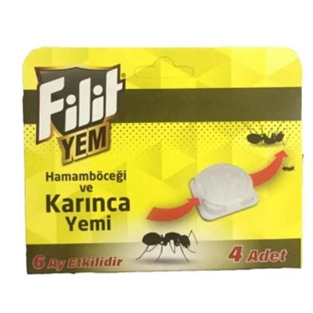 FİLİT HAMAM BÖCEĞİ VE KARINCA YEMİ 4 ADET