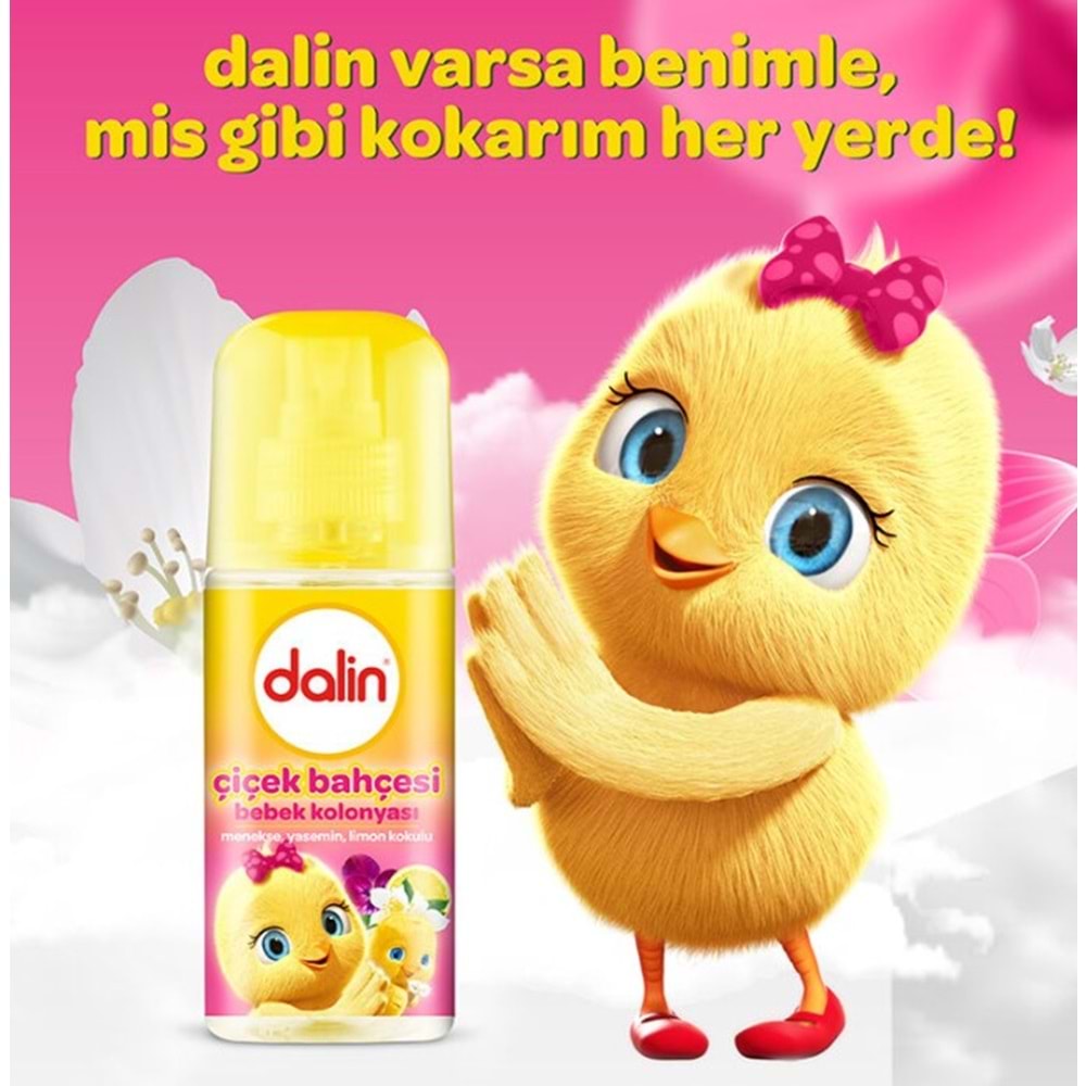 DALİN BEBEK KOLONYASI SPREY ÇİÇEK BAHÇESİ 100 ML