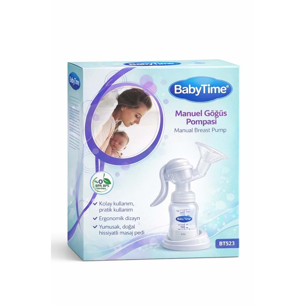 BABY TİME BT523 YENİ MANUEL GÖĞÜS POMPASI