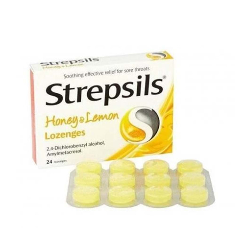 STREPSİLS BAL & LİMON 24 PASTİL