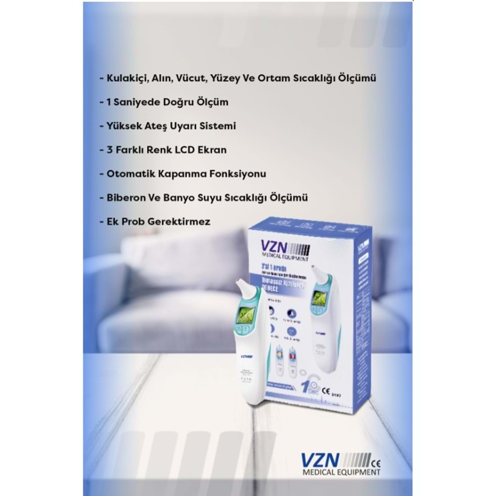 VZN EI04 KULAK-ALIN ATEŞ ÖLÇER
