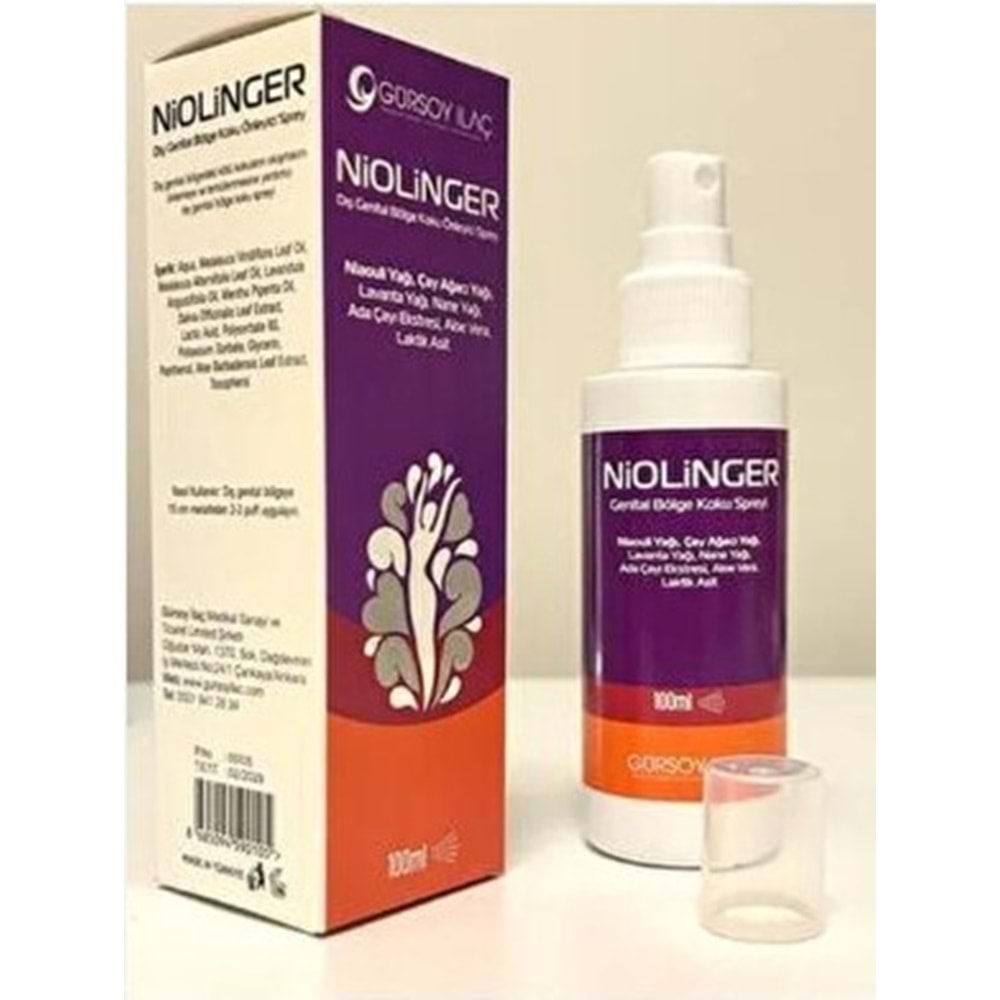 NİOLİNGER DIŞ GENİTAL BÖLGE KOKU ÖNLEYİCİ SPREY NİAOULİ YAĞI
