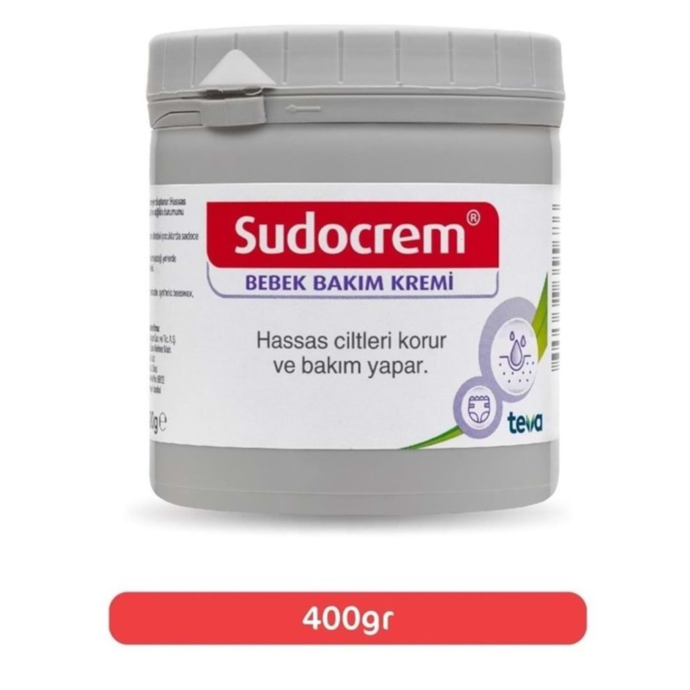 SUDOCREM BEBEK BAKIM PİŞİK KREMİ 400 GR TEVA