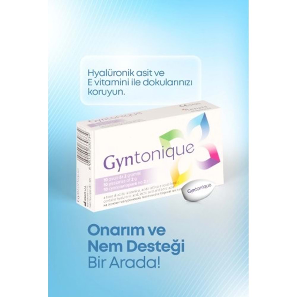 GYNTONİQUE BORİK ASİT 10 VAJİNAL OVÜL