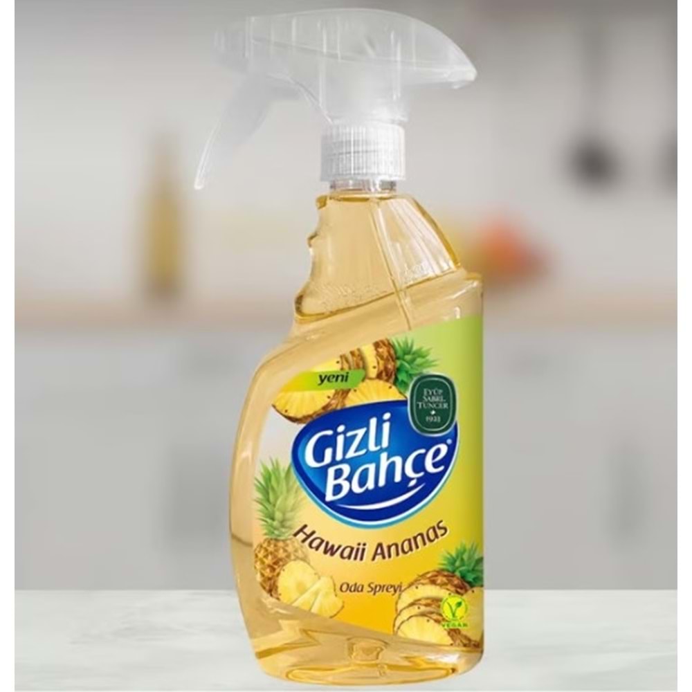 EYÜP SABRİ TUNCER GİZLİ BAHÇE ODA SPREYİ 500 ML HAWAİİ ANANAS