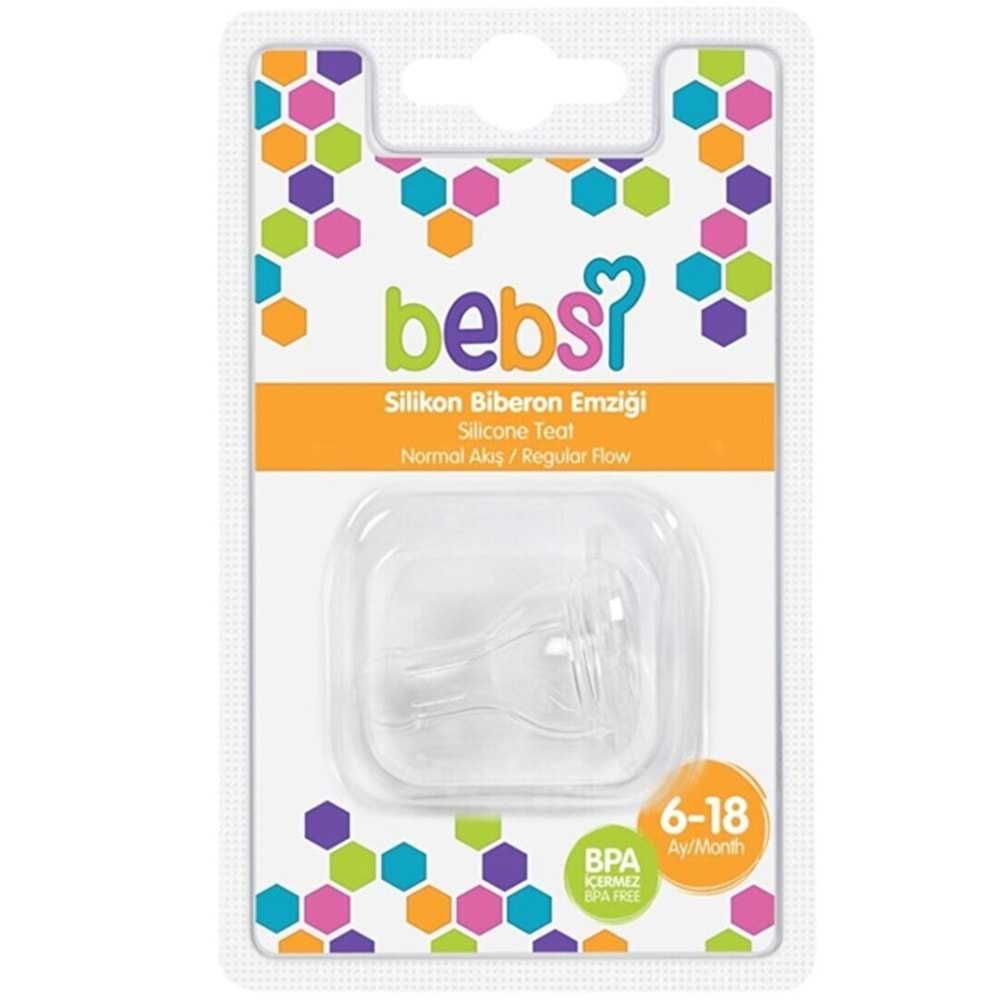 BEBSİ 246 SİLİKON BİBERON EMZİĞİ NO: 2