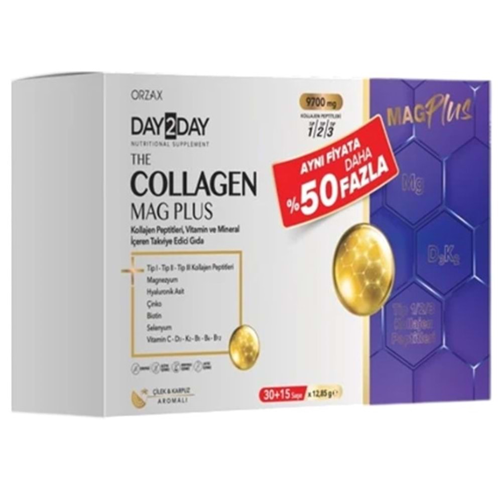 OCEAN DAY2DAY THE COLLAGEN MAG PLUS 45 SAŞE - %50 DAHA FAZLA